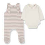 1+ in the Family Francois Overall & Onesie - Nude