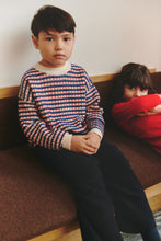 Load image into Gallery viewer, Fub Multi Sweater - Ecru/Deep Indigo/Classic