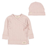 Marmar Modal Pointelle Tut Wrap & Hat - Faded rose