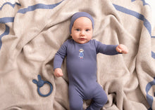 Load image into Gallery viewer, Mini Label Boys Fisherman Footie - Denim Blue