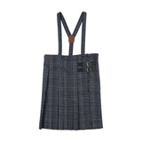 Lil Legs Kilt Suspender Skirt - Multi Plaid