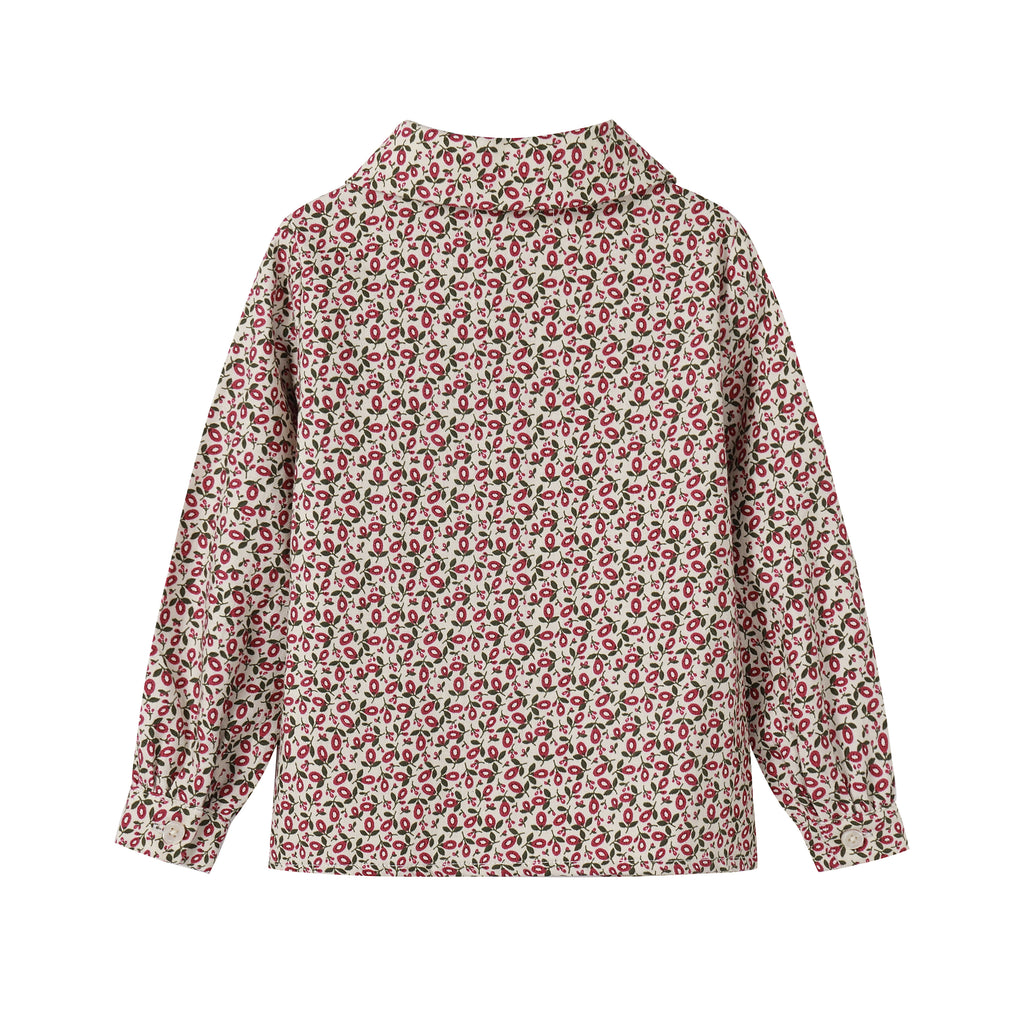 Nou Nelle Floral Magenta Blouse