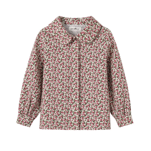 Nou Nelle Floral Magenta Blouse