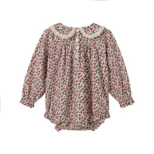 Load image into Gallery viewer, Nou Nelle Floral Magenta Romper