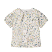 Load image into Gallery viewer, Nou Nelle Floral Yellow Blouse (Short Sleeve)