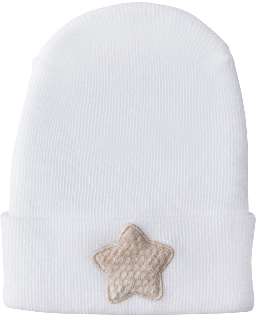 Adora Hospital Hat With Fuzzy Tan Star