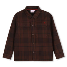 Load image into Gallery viewer, Hugo Cotton Twill Shirt With All Over Print - Chicory Coffee