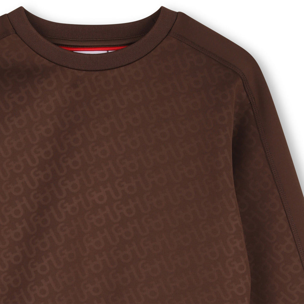 Hugo Round Neck Sweatshirt - Chicory Coffee