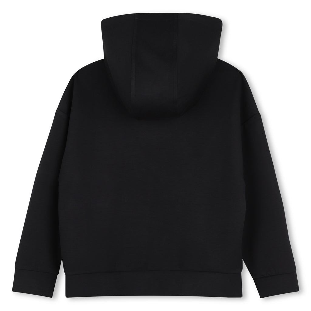 Hugo Hooded Sweatshirt Cardigan - Black