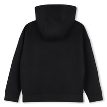Load image into Gallery viewer, Hugo Hooded Sweatshirt Cardigan - Black
