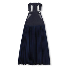 Load image into Gallery viewer, Hugo Long Dungaree Dress - Navy