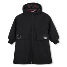 Load image into Gallery viewer, Hugo Long Hooded Parka - Black
