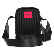 Load image into Gallery viewer, Hugo Messenger Bag With Logo Print - Black