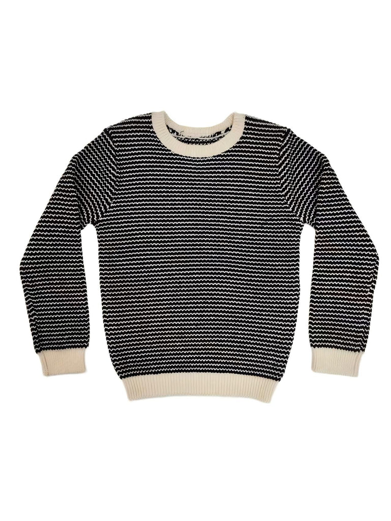 Kipp Kenny Textured Sweater - Navy