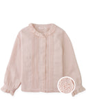 Gingersnaps Adelaida Shirt With Pintucks  GBL1755 - Peach