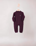 Rooie And Friends Baby Boiler Suit - Mauve
