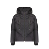 Denali Girls Coat With Heart Quilting - Black