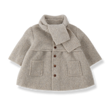 1+ In the Family Gorizia Girly Coat W/ Scarf - Beige