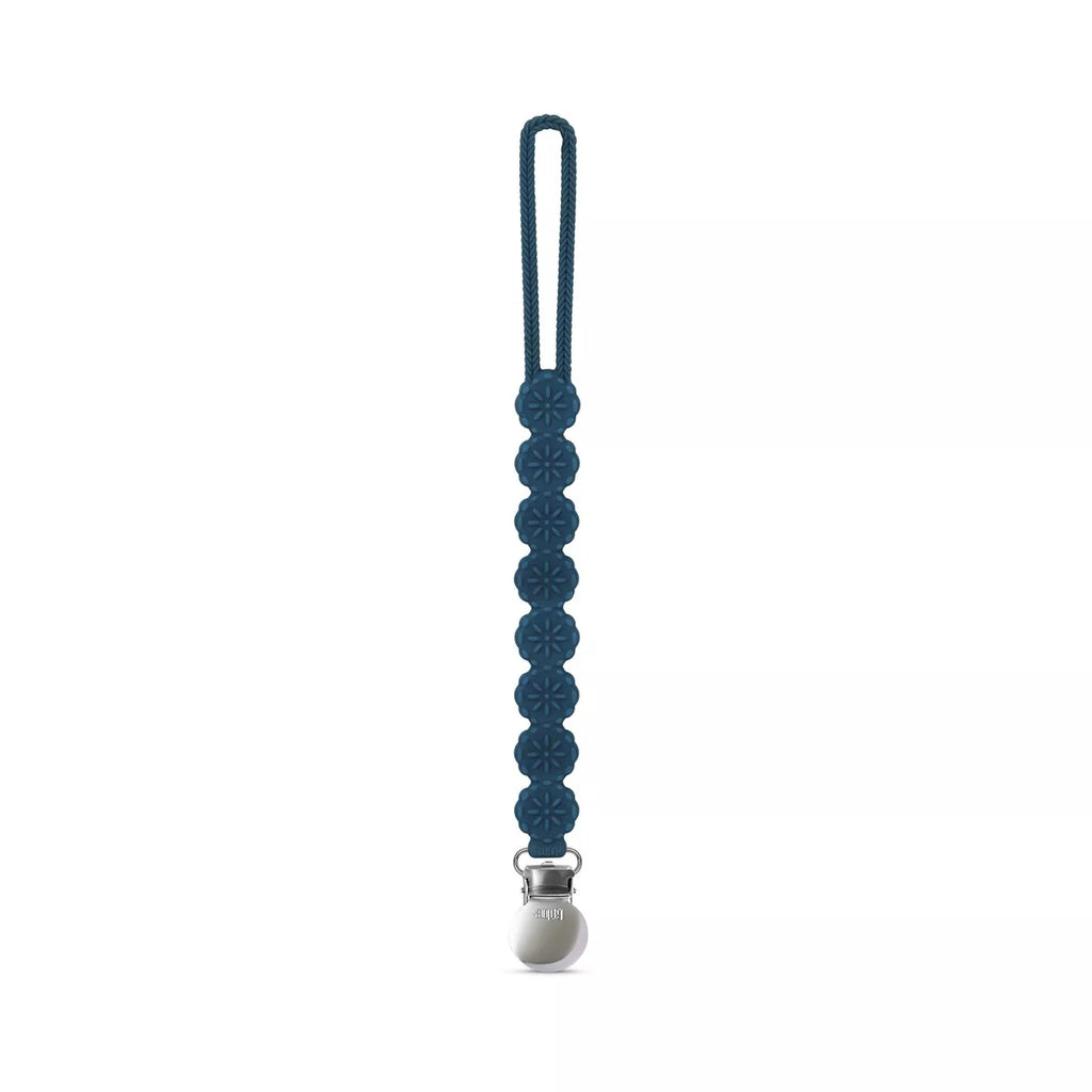 Adora Meadow Pacifier Clip - Denim