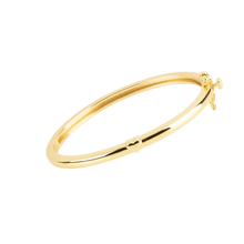 Load image into Gallery viewer, Gold Bangle with Gold Heart