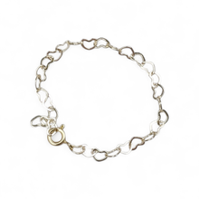 Load image into Gallery viewer, Studs Gold Filled Bracelet With Gold Hearts