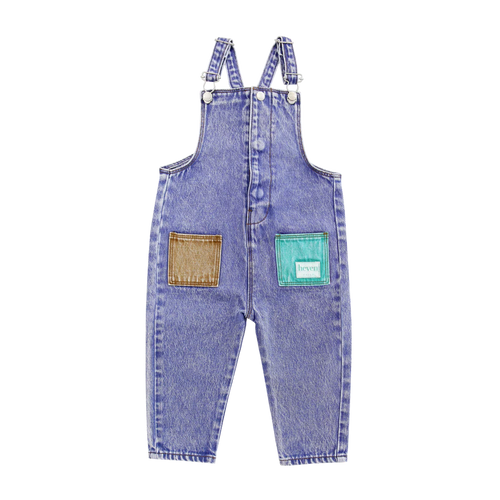 Heven Denim Pocket Overalls H53 - Green