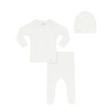 Heven Wrap Two Piece Set And Hat - Ivory (H68)