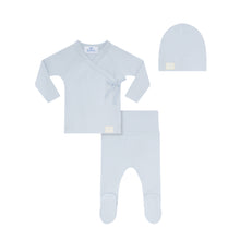 Load image into Gallery viewer, Heven Wrap Two Piece Set And Hat - Light Blue (H68)