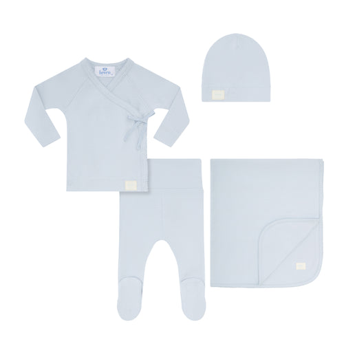 Heven Wrap Layette Set - Light Blue (H68 + H71)