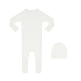 Heven Footie And Hat - Ivory (H70)