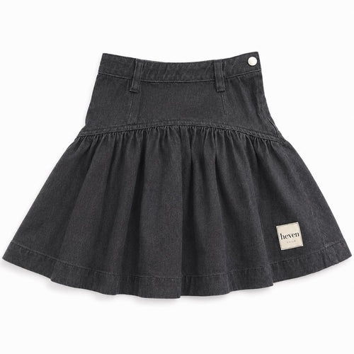 Heven Denim Skirt - Black Denim (H86)
