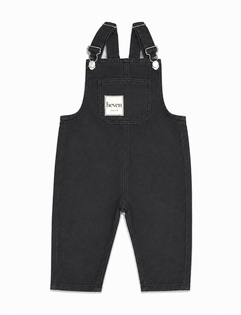 Heven Denim Overalls - Black Denim (H87)