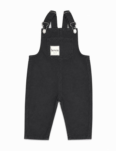 Heven Denim Overalls - Black Denim (H87)