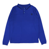Lil Legs Collar Trim Polo - Cobalt Blue