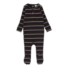 Load image into Gallery viewer, Lil Legs Henley Footie - Multistripe