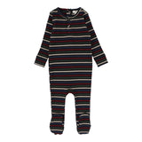 Lil Legs Henley Footie - Multistripe