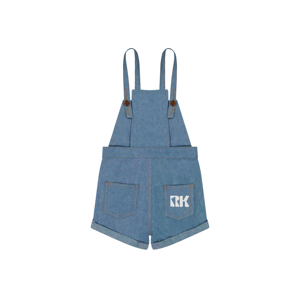 Retro Kid Hollis Denim Baby Overalls