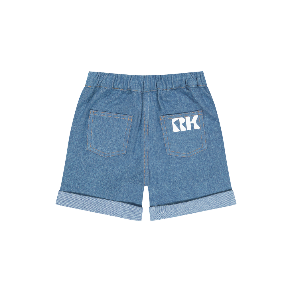 Retro Kid Hollis Denim Boy Short Pants