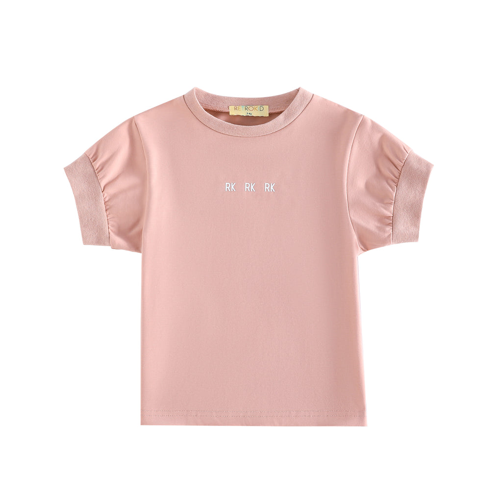 Retro Kid Hollis RK Logo Short Sleeve Tee - Pink