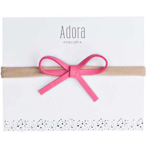 Adora Mini Classic Headband - Hot Pink