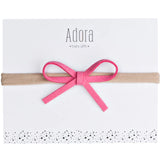Adora Mini Classic Headband - Hot Pink