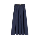 Velvette Label Blue Black Belt Skirt