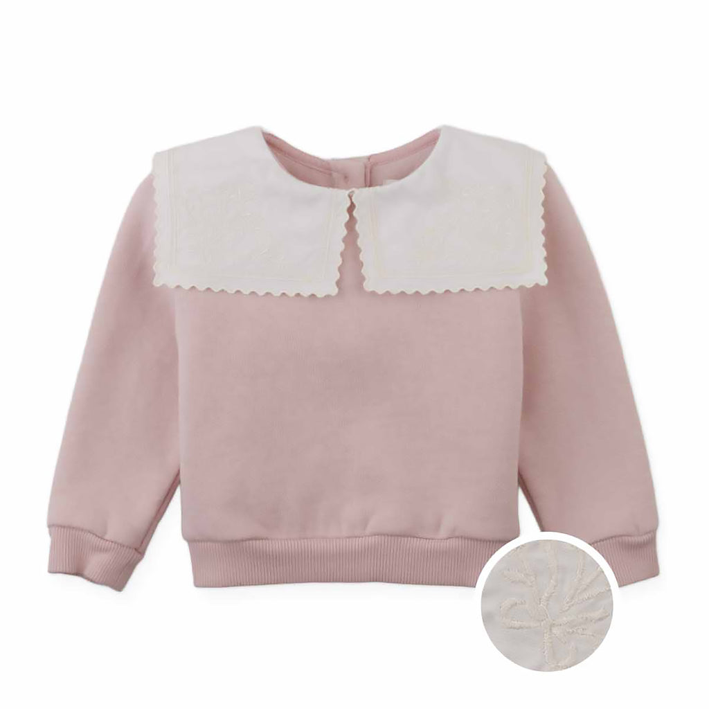 Gingersnaps Baby Clarita Pullover With Sailor Collar IGPOV0005 - Pink