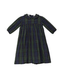 Cosmosophie Paola Dress - Green/Blue Plaid