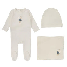 Load image into Gallery viewer, Lilette Handdrawn 3PC Layette Set - Milk/Bunny