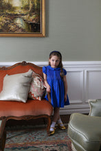 Load image into Gallery viewer, Bopop Royal Blue Smocked Dress (Short Sleeve)