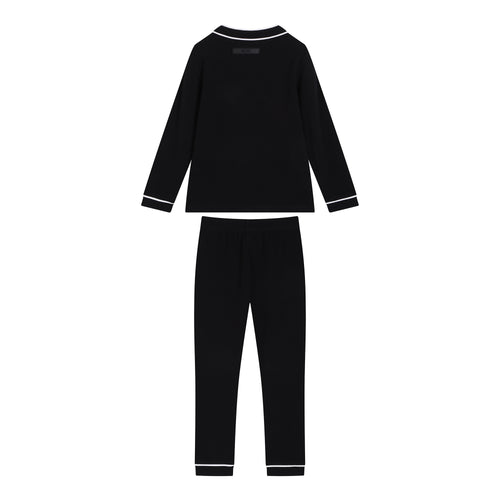 Ba & Na Black piped 2 pic set White