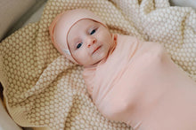 Load image into Gallery viewer, Ely&#39;s &amp; Co Modal Swaddle &amp; Beanie Set in Gift Box - Rose Pink