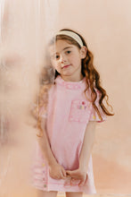 Load image into Gallery viewer, Limited Edition Denim Snap Dress - Pale Pink