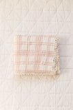 New Grain French Plaid Blanket - Petal